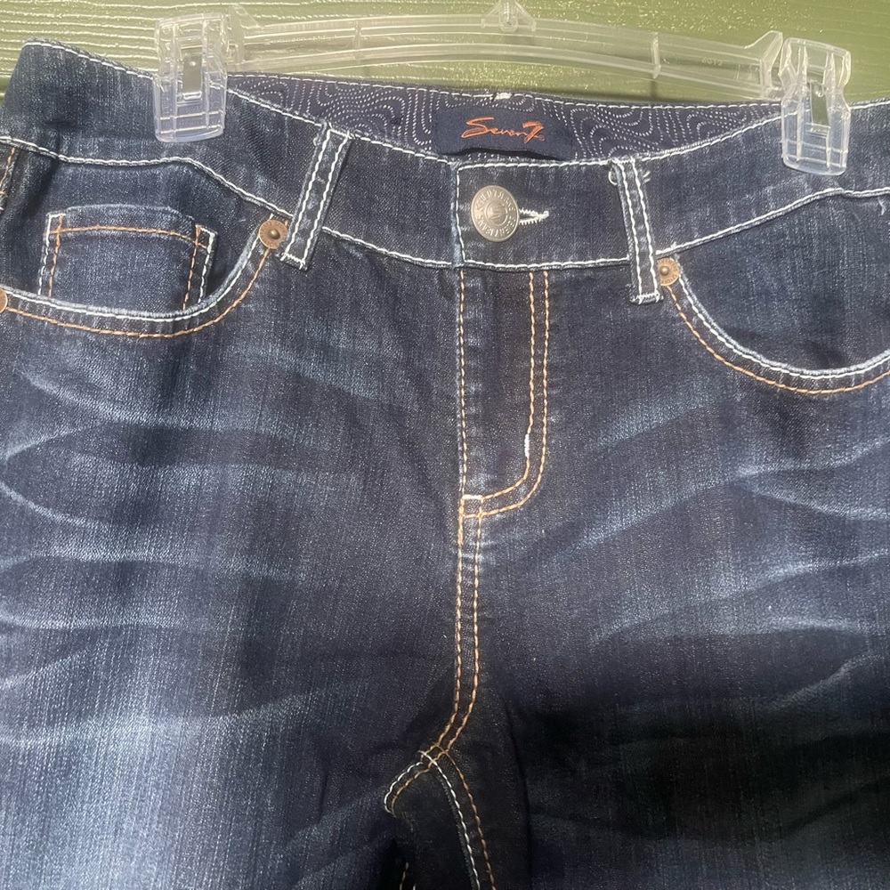 Seven7 NEW Brand size 8 Blue Denim Jeans - Picture 2 of 7